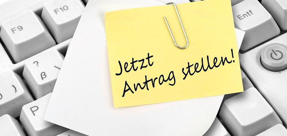 Jetzt Antrag stellen!