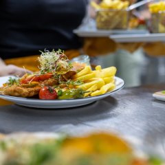 Gericht: Schnitzel mit Fritten