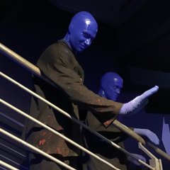 Die Blue Man Group.