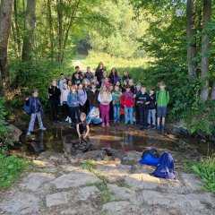 Auch die Wanderung war für die Klassen ein Abenteuer.