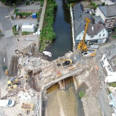 Abbruch der Brücke Am Markt - 03.06.2024