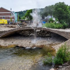 Abbruch der Brücke Am Markt - 03.06.2024