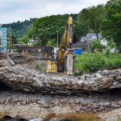 Abbruch der Brücke Am Markt - 03.06.2024