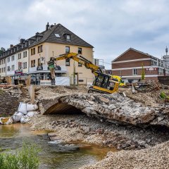 Abbruch der Brücke Am Markt - 03.06.2024