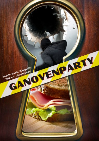 Der Theaterverein Rinnen zeigt am 22. März 2025 das Stück "Ganovenparty".